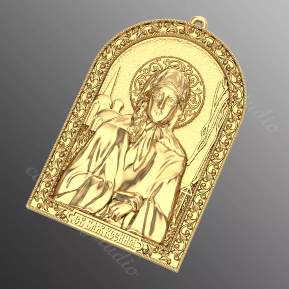 Pendant29 religion 3D print model_0