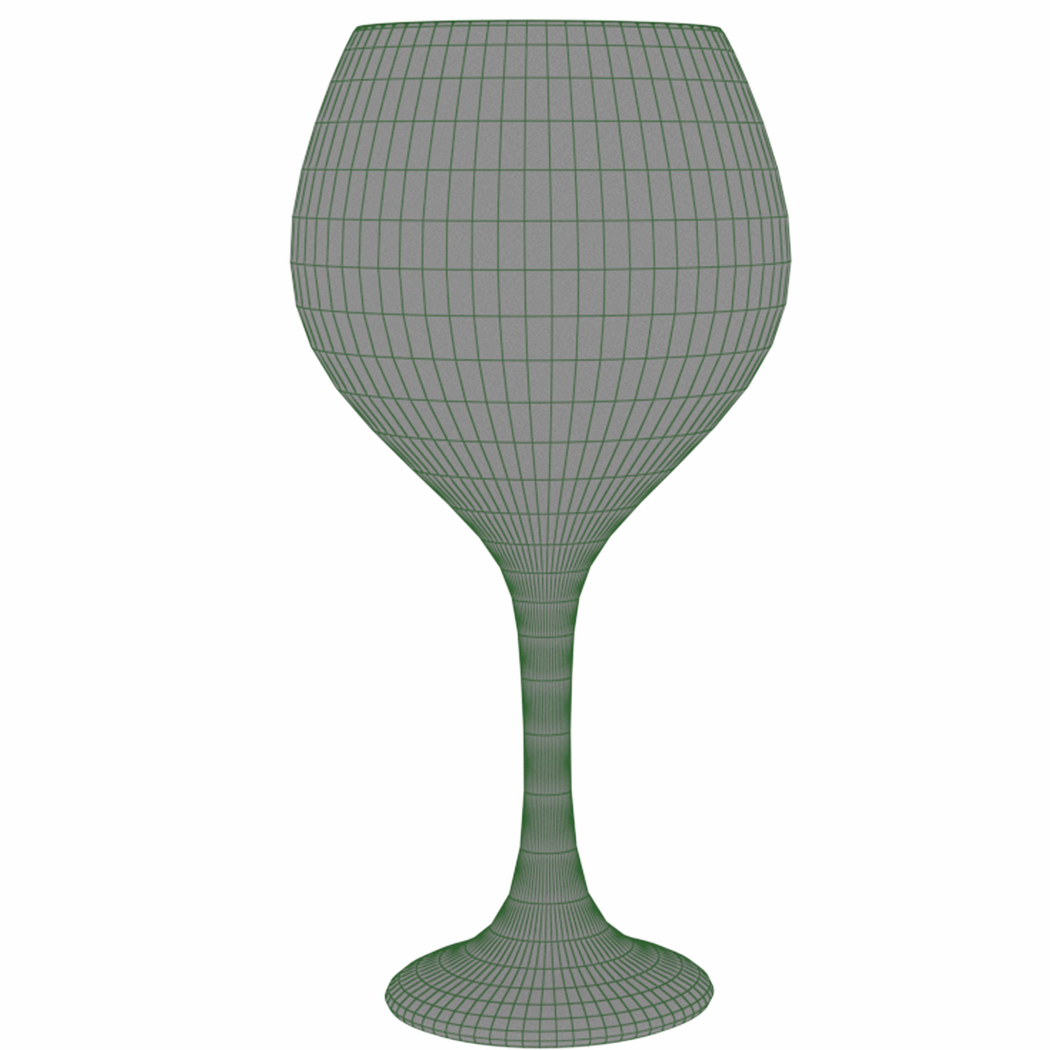 Wine Glass 3D model_1