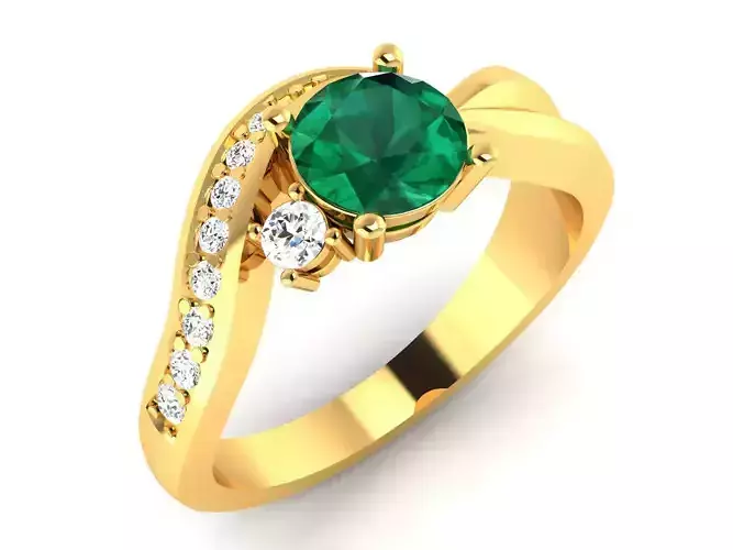 Solitaire Engagement Wedding Ring