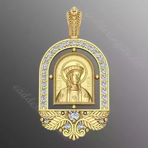 Pendant od 32 religion 3D print model