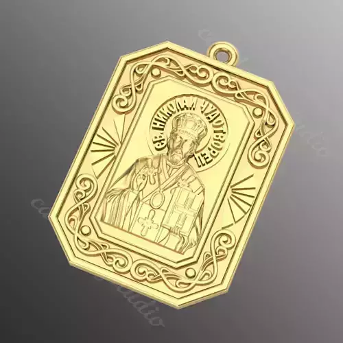 Pendant od 41 religion  3D print model