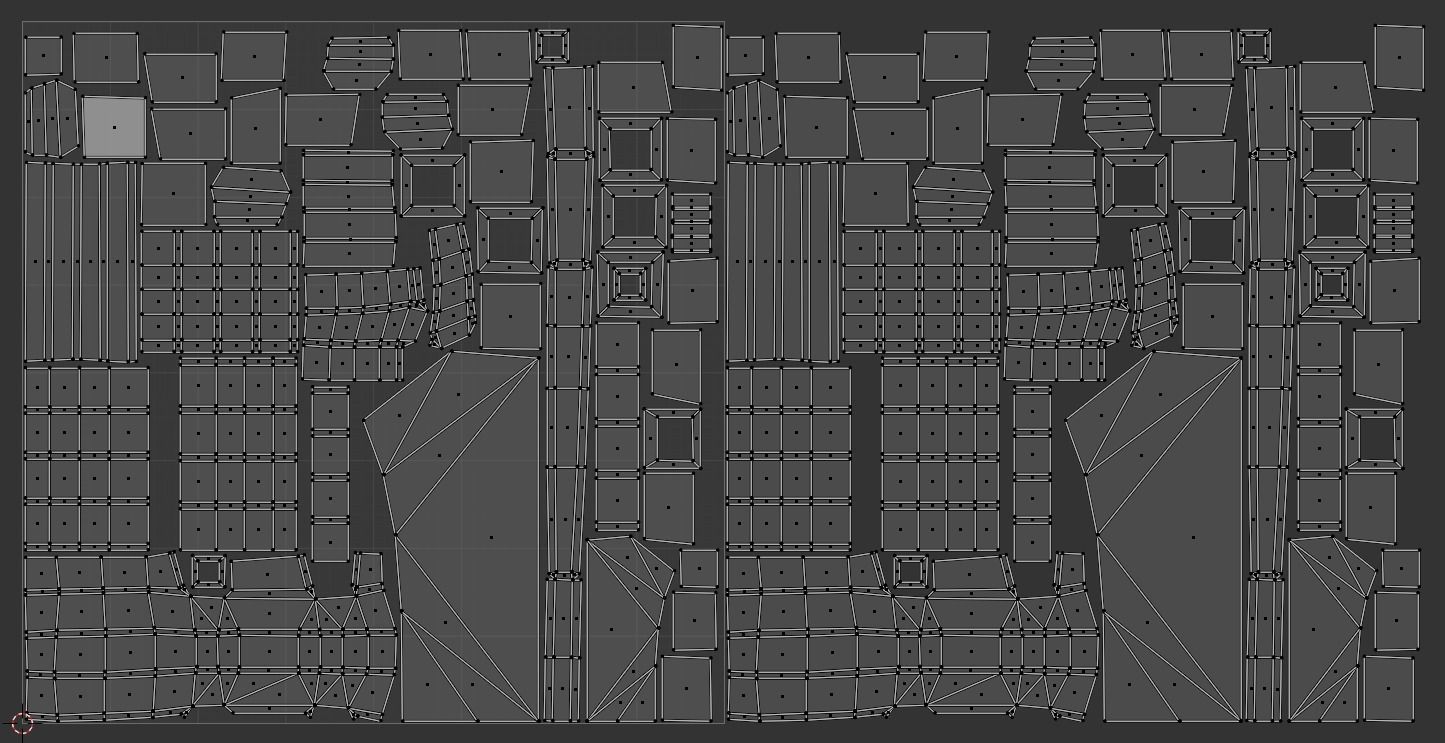 Table and Chairs Stilyzed Free low-poly 3D model_7