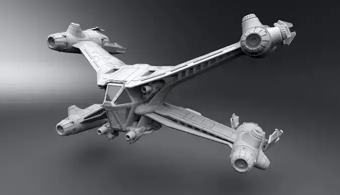 Babylon 5 Starfury Scale model   3D print model
