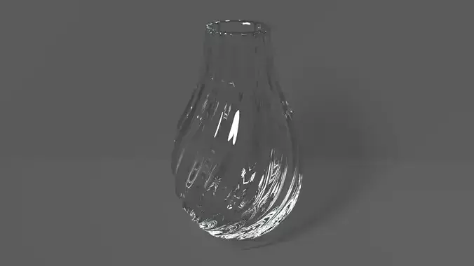 Glass vase