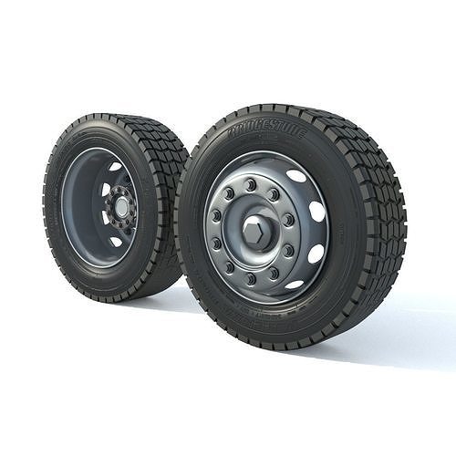 Truck Tire wheel 3D model
