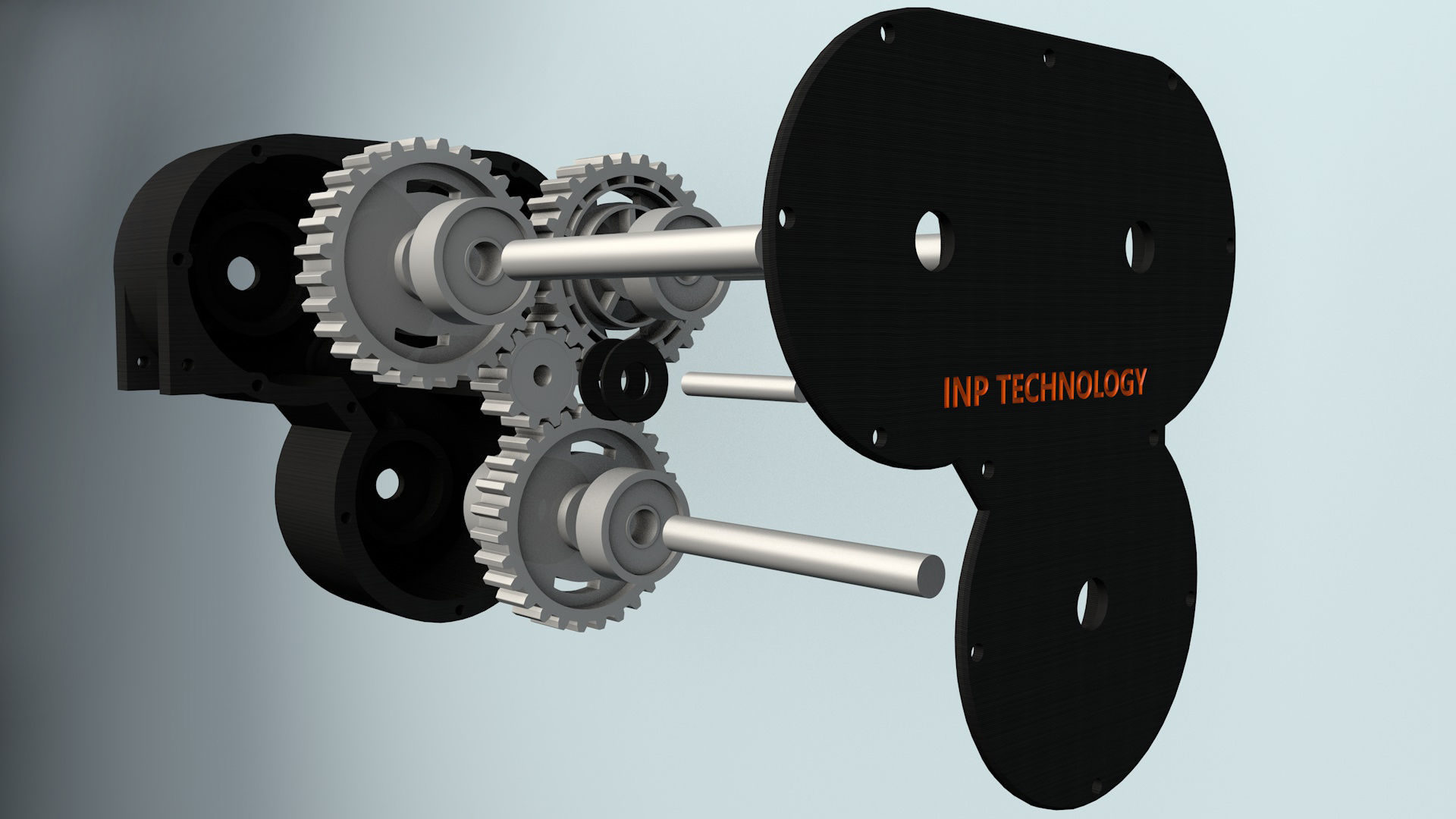 3D Printable Differential Gear Transfer 3D print model_13