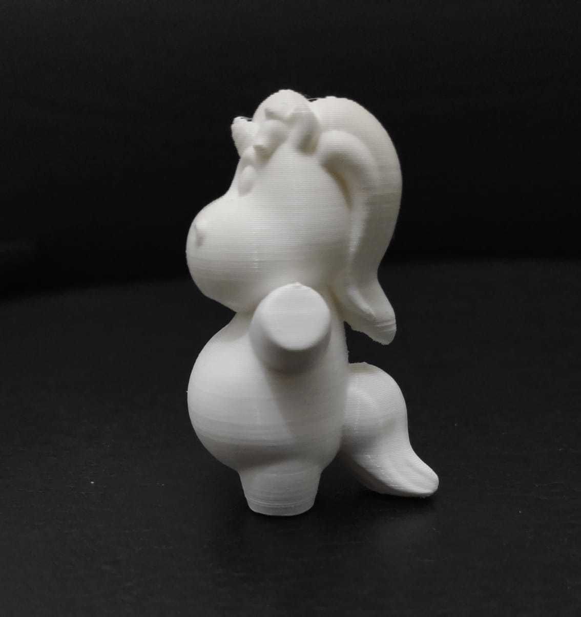 Cartoon Unicorn 3D print model_7