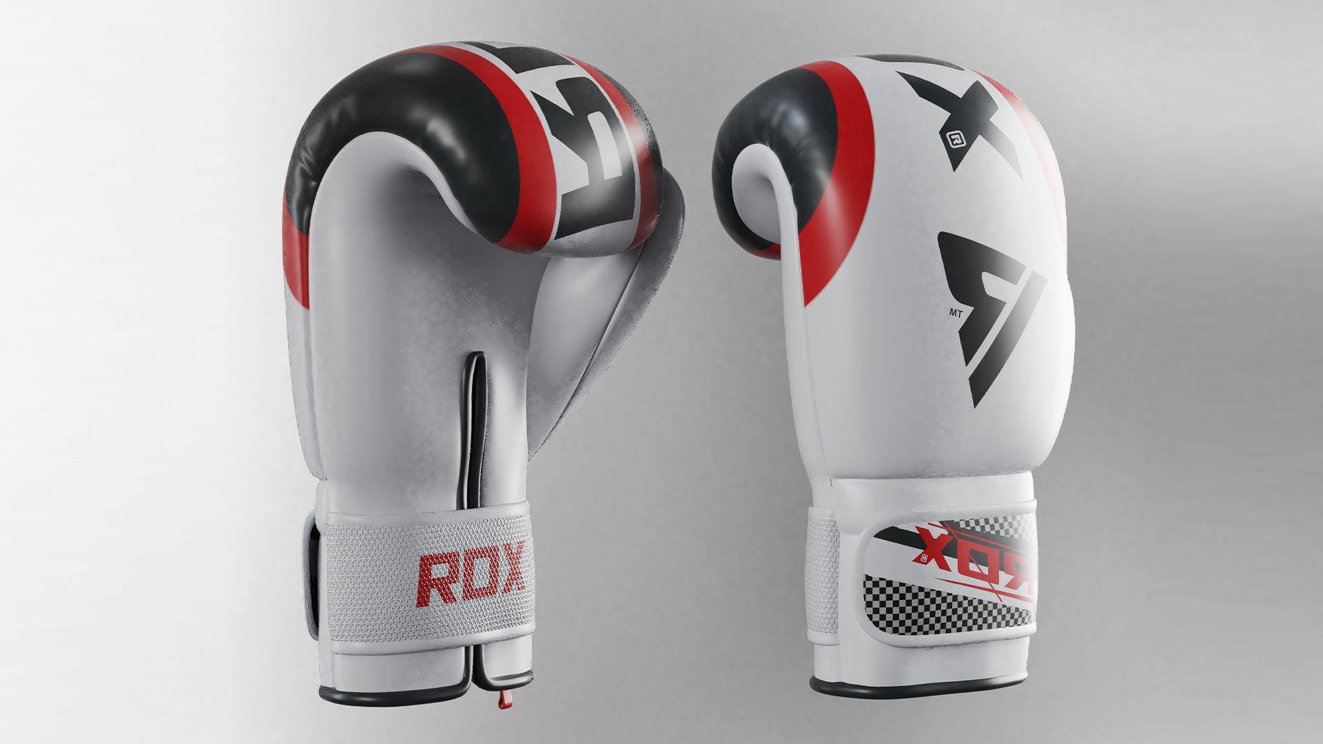 Boxing bag and gloves set from ROX Low-poly 3D model_5