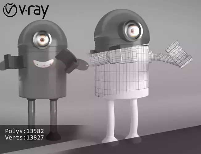 Minion vray robots