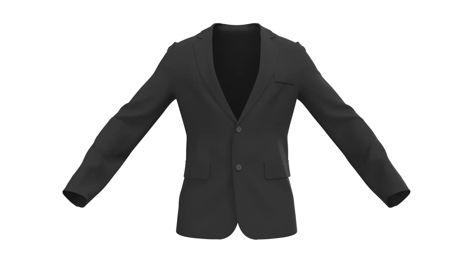 Mens Classic Suit - Marvelous Designer 3D model | CGTrader