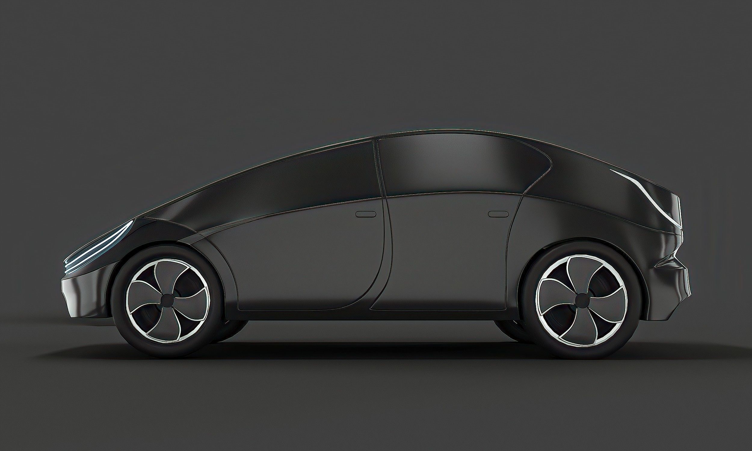 Electric Car 3D model_4