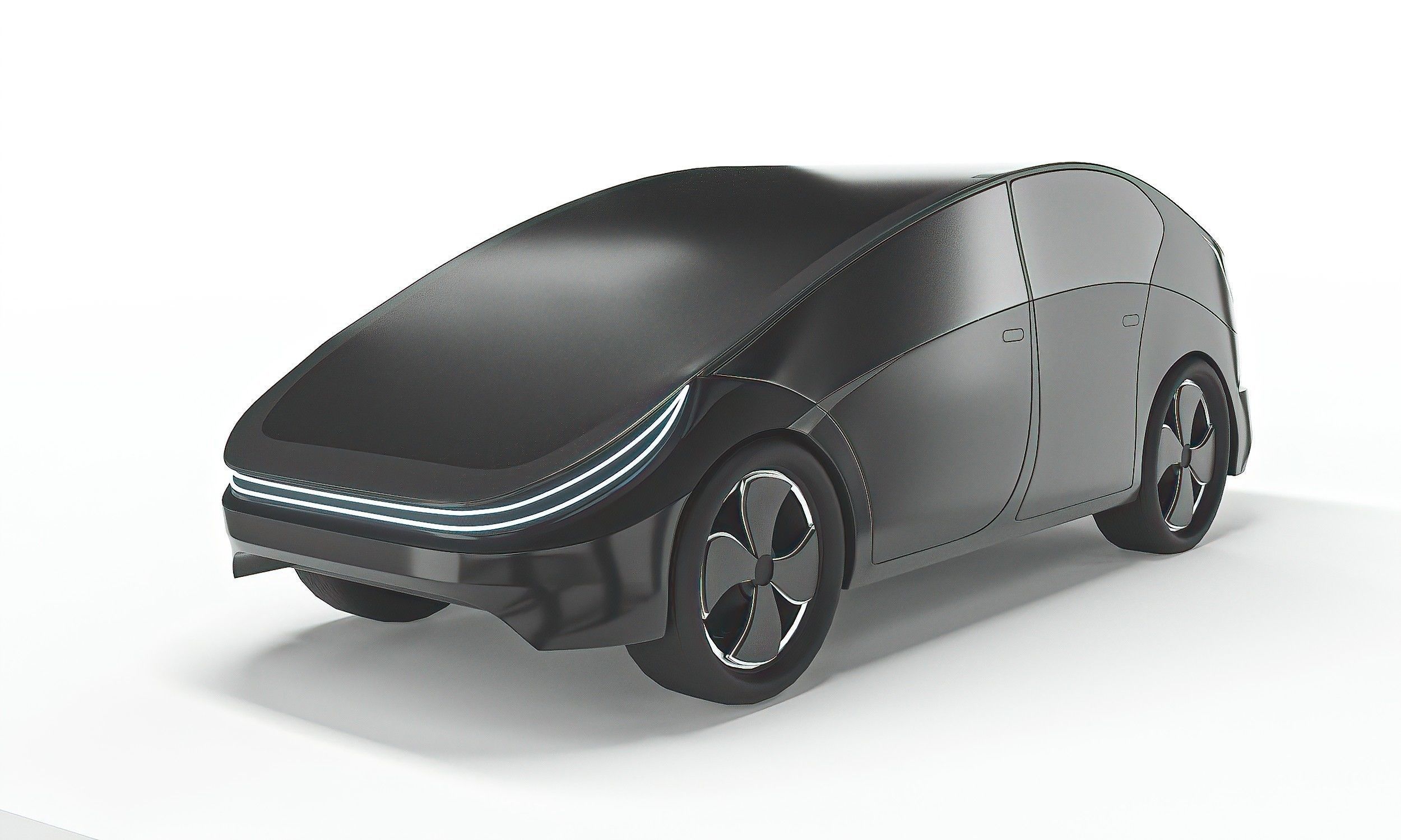 Electric Car 3D model_7