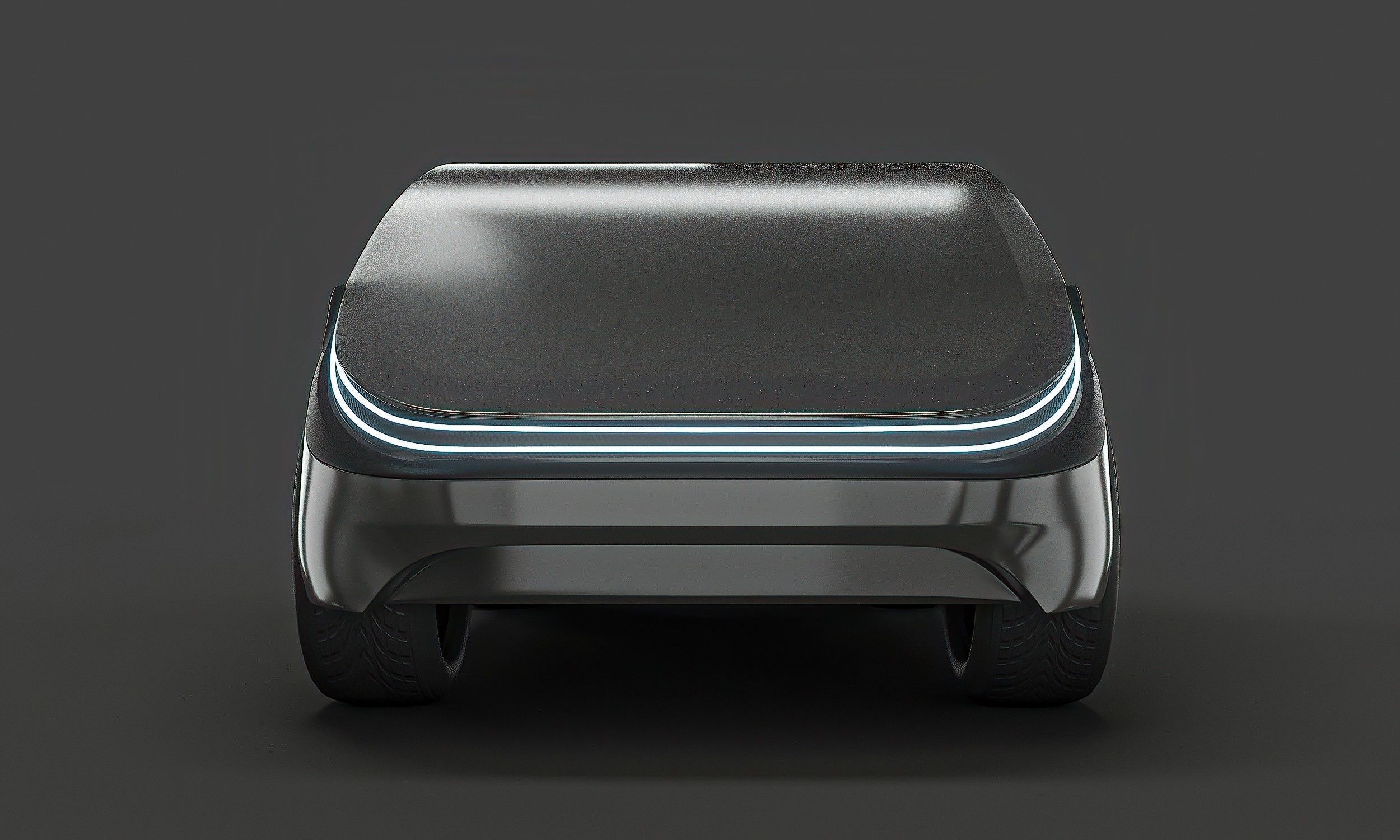 Electric Car 3D model_2