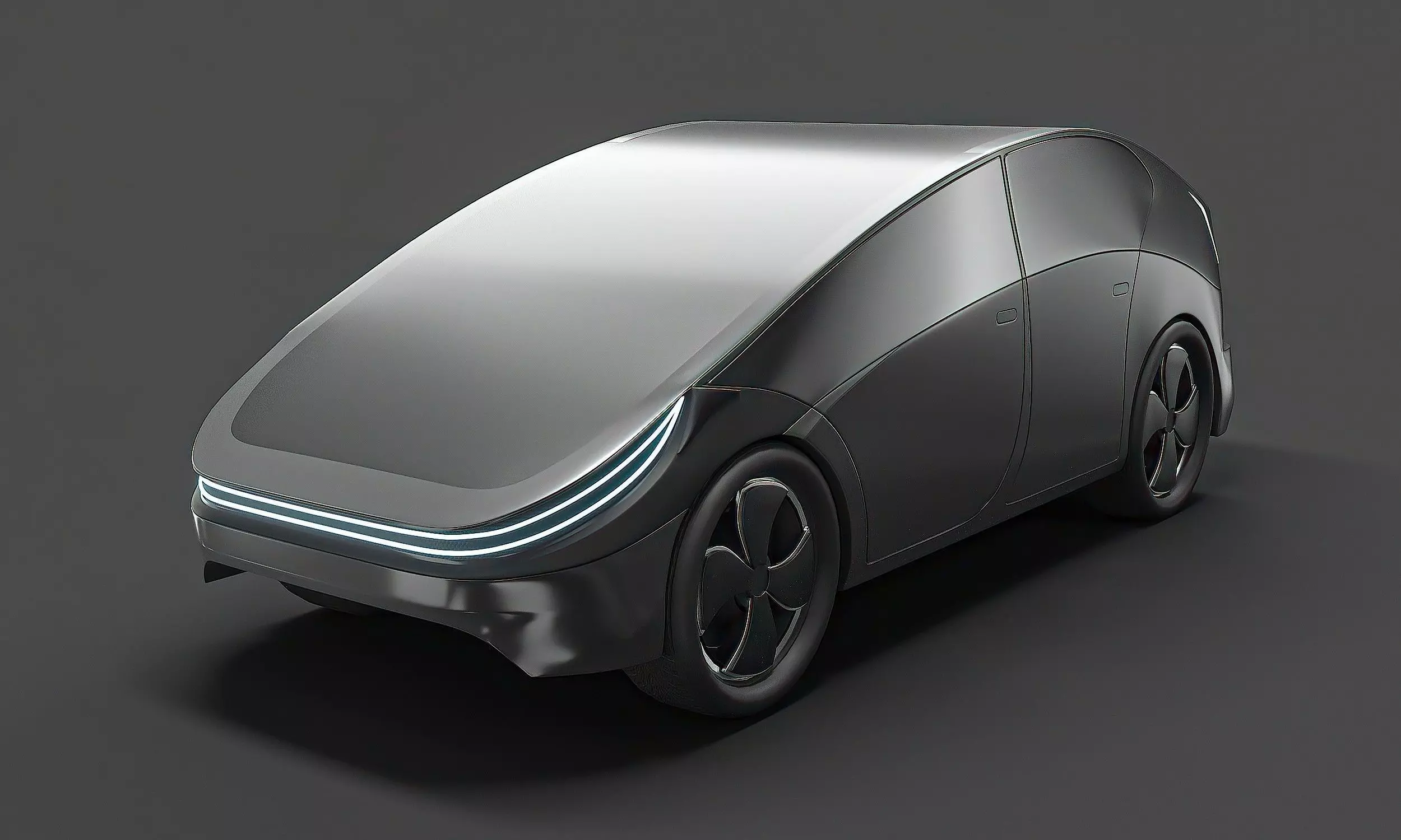 Electric Car 3D model_0