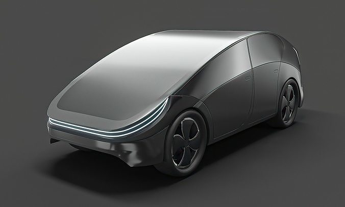 Electric Car 3D model
