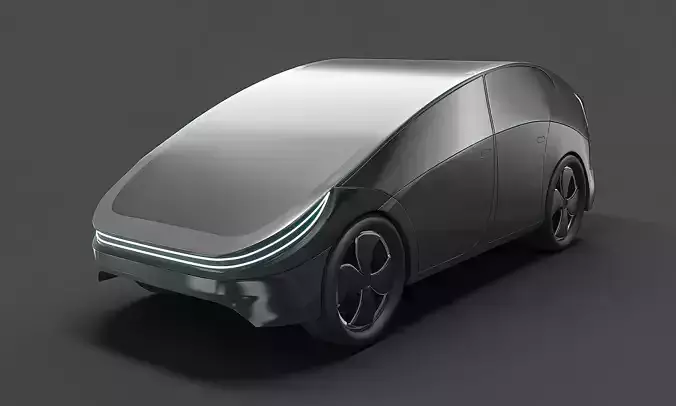 Electric Car 3D model