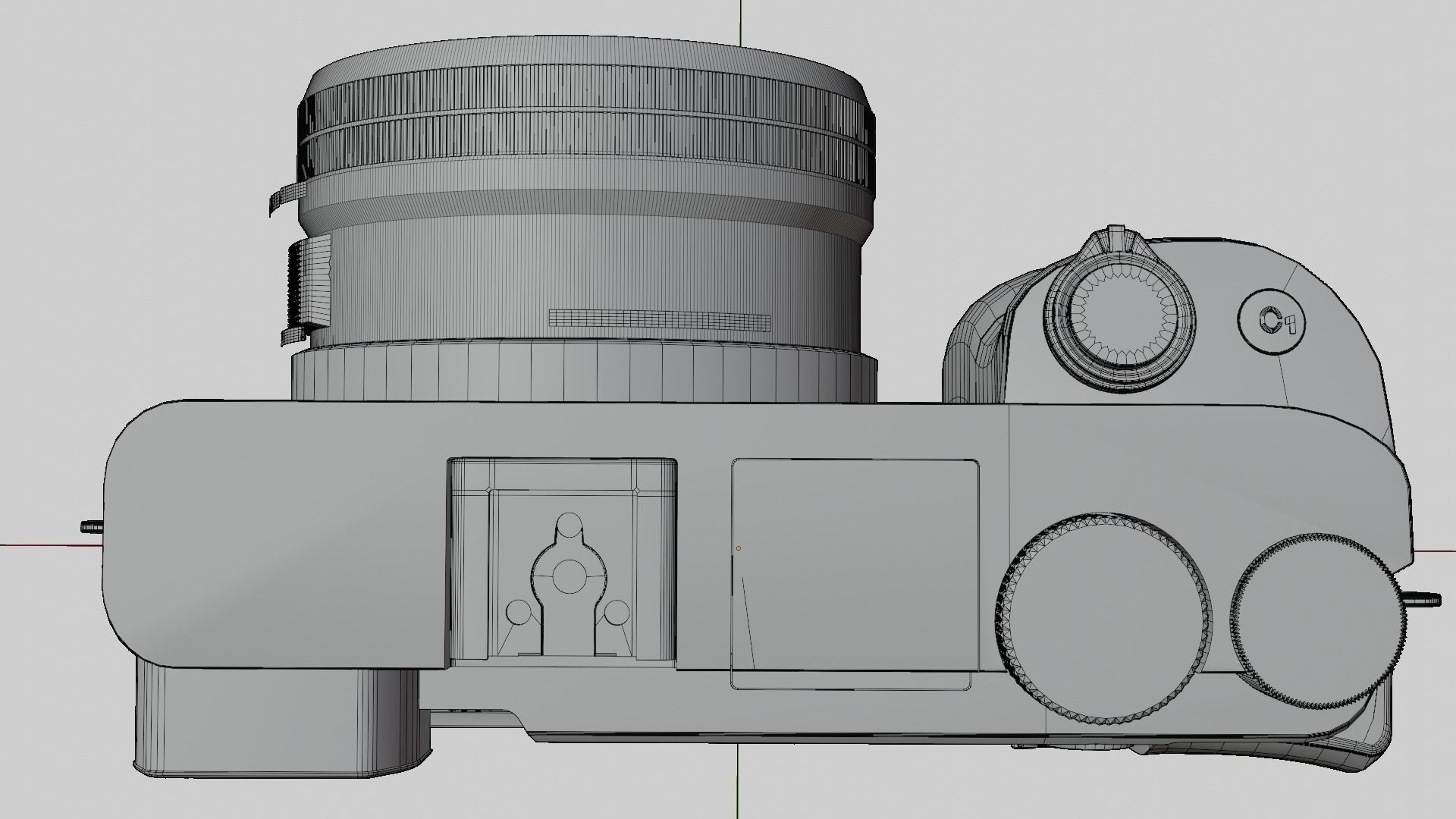 Sony mirrorless a6400 3D model_12