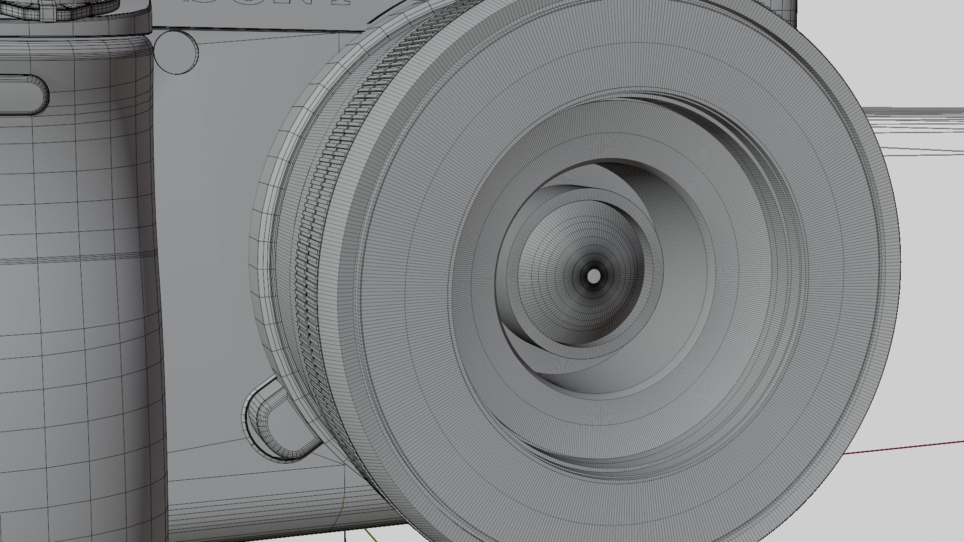 Sony mirrorless a6400 3D model_17