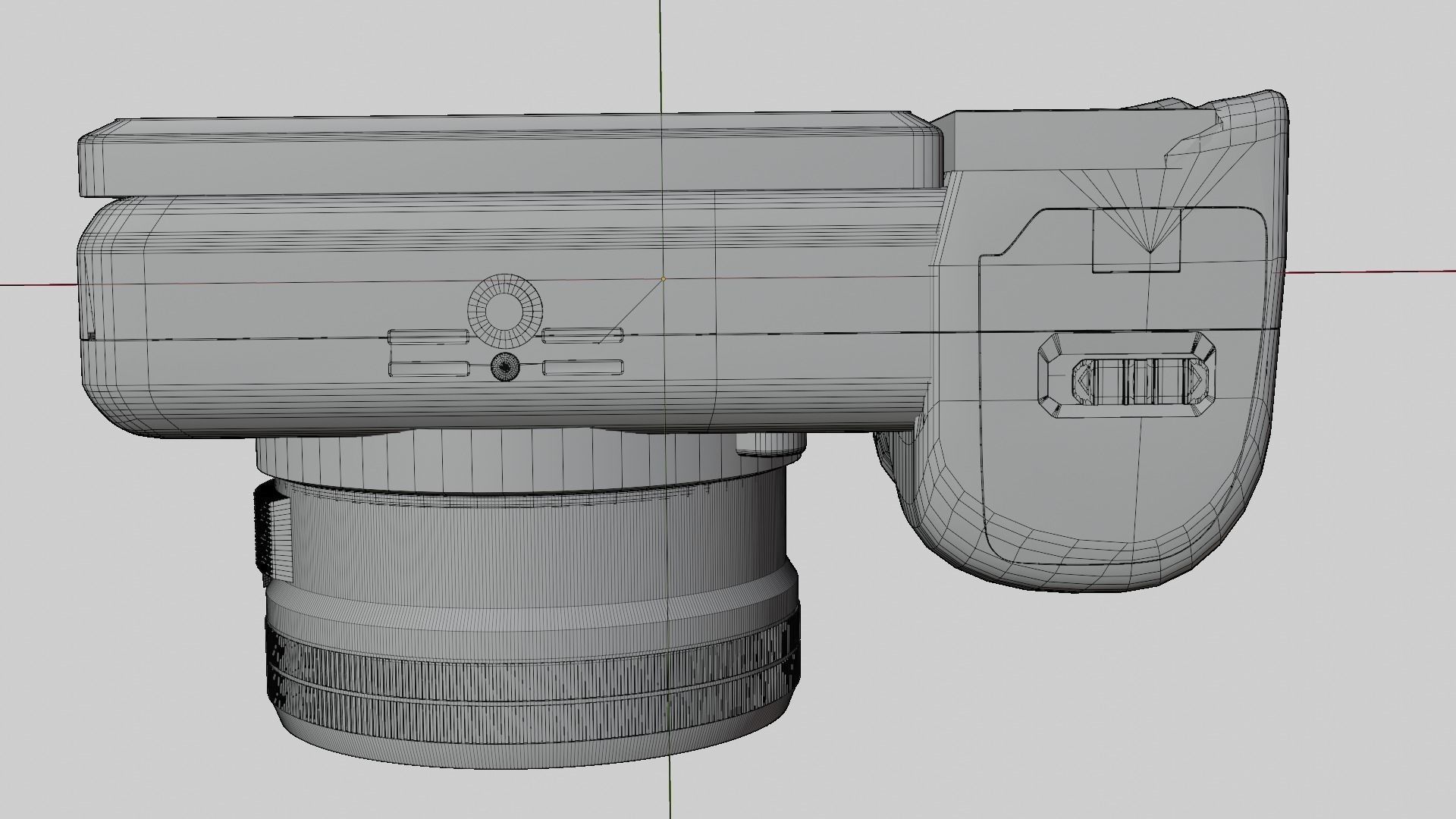 Sony mirrorless a6400 3D model_16