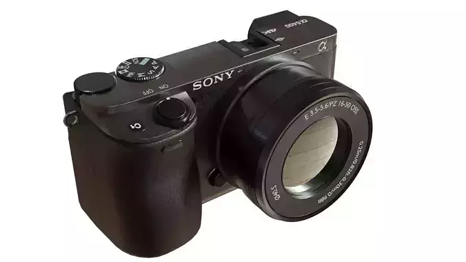 Sony mirrorless a6400 3D model