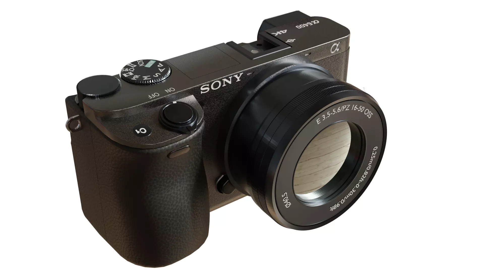 Sony mirrorless a6400 3D model_0