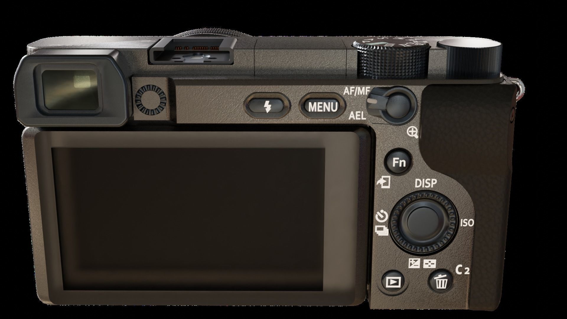 Sony mirrorless a6400 3D model_5