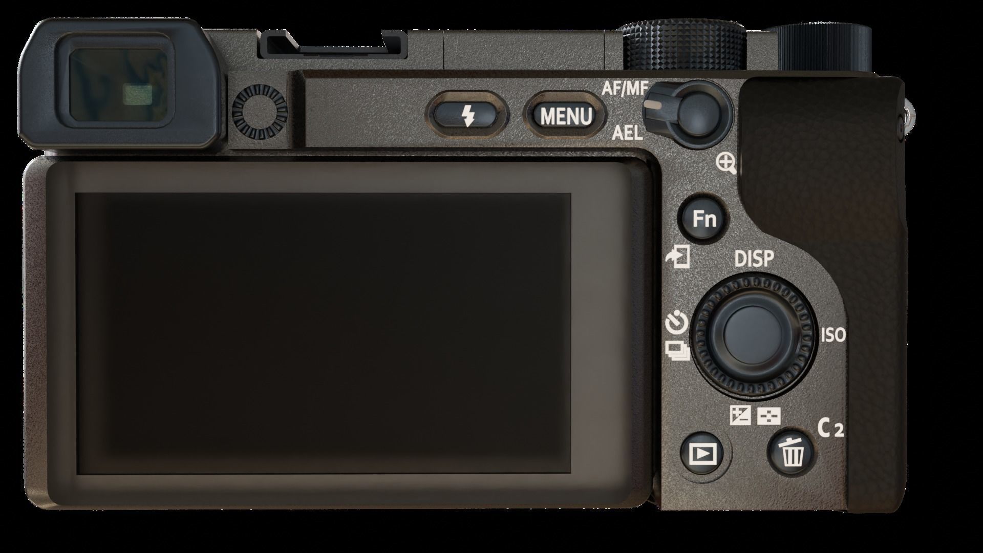 Sony mirrorless a6400 3D model_4