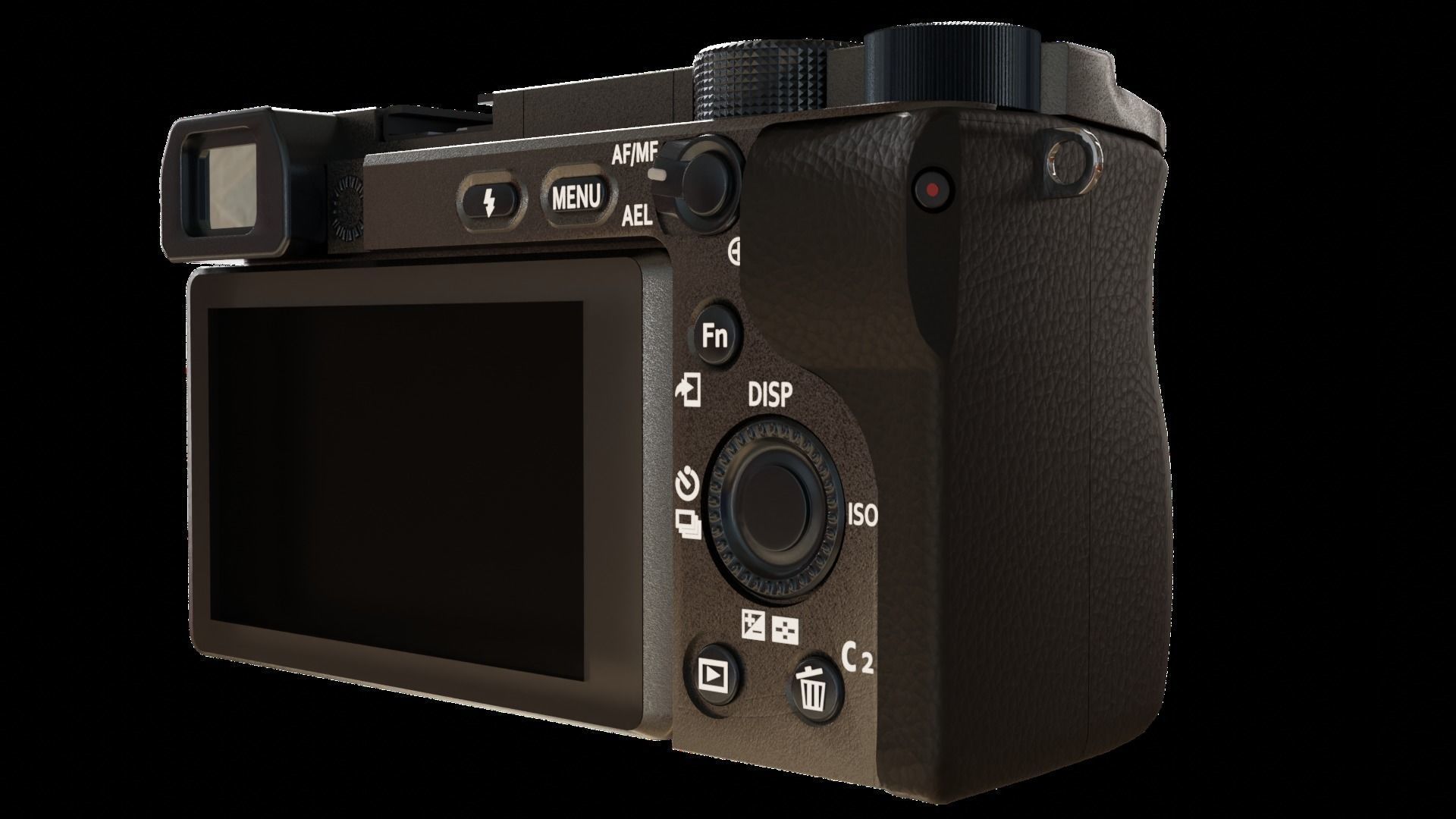Sony mirrorless a6400 3D model_6