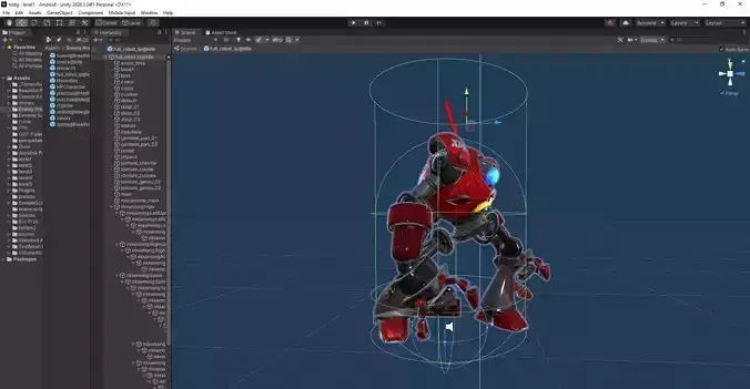 RedBOSS unity package 3D model