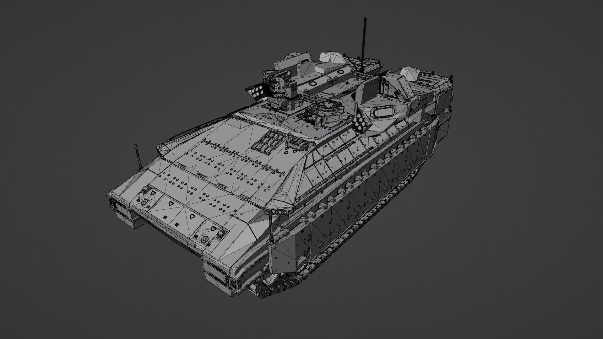 IDF Nammer APC with Trophy APS 3D model_5