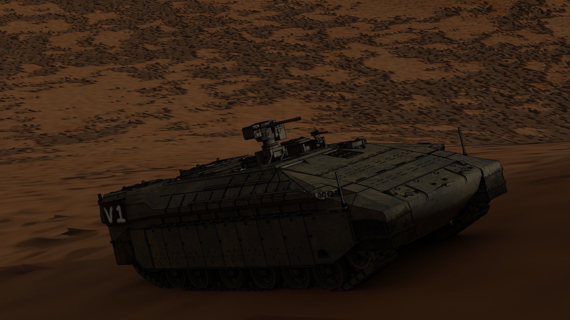 IDF Nammer APC with Trophy APS 3D model_1