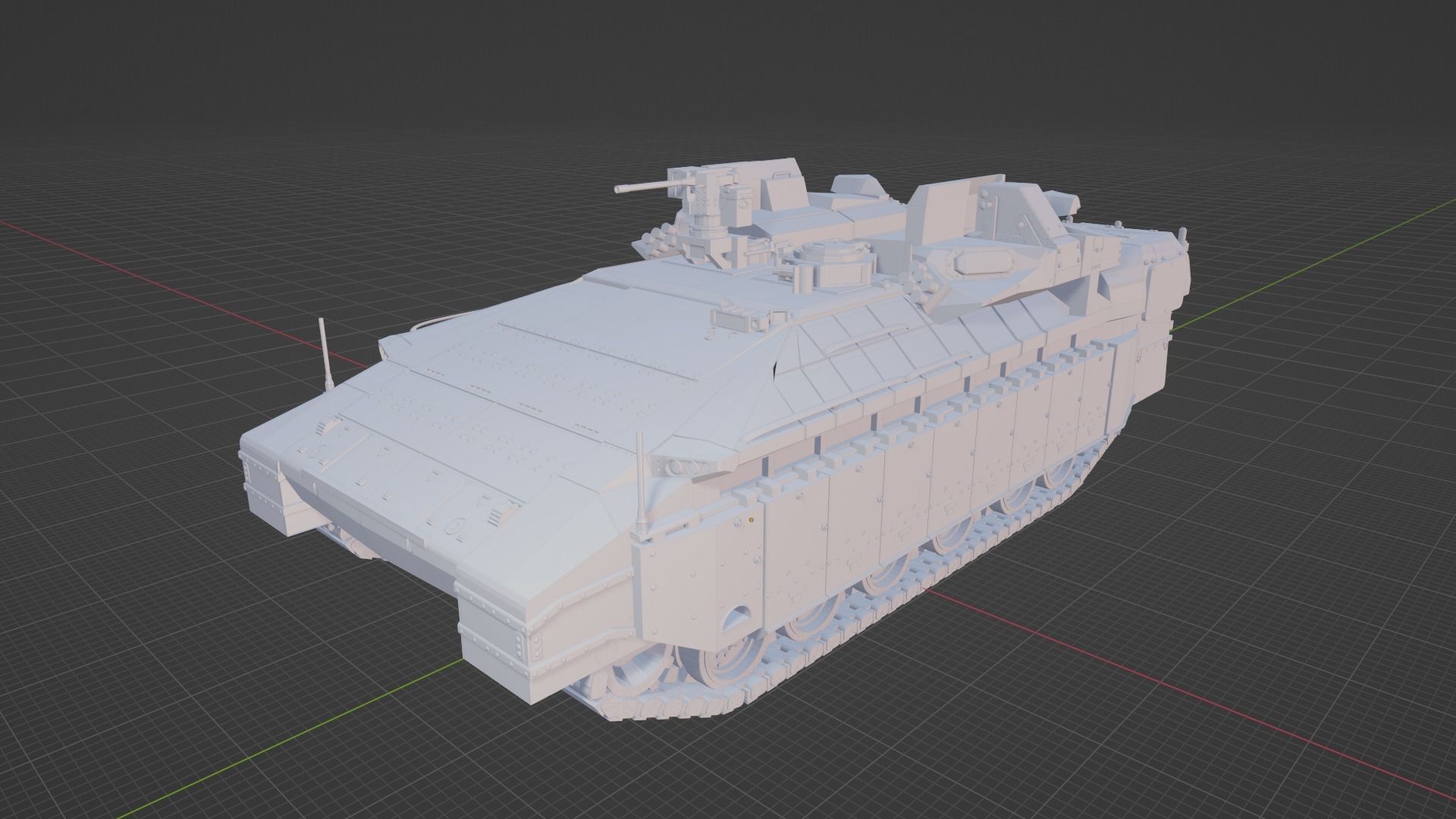 IDF Nammer APC with Trophy APS 3D model_4