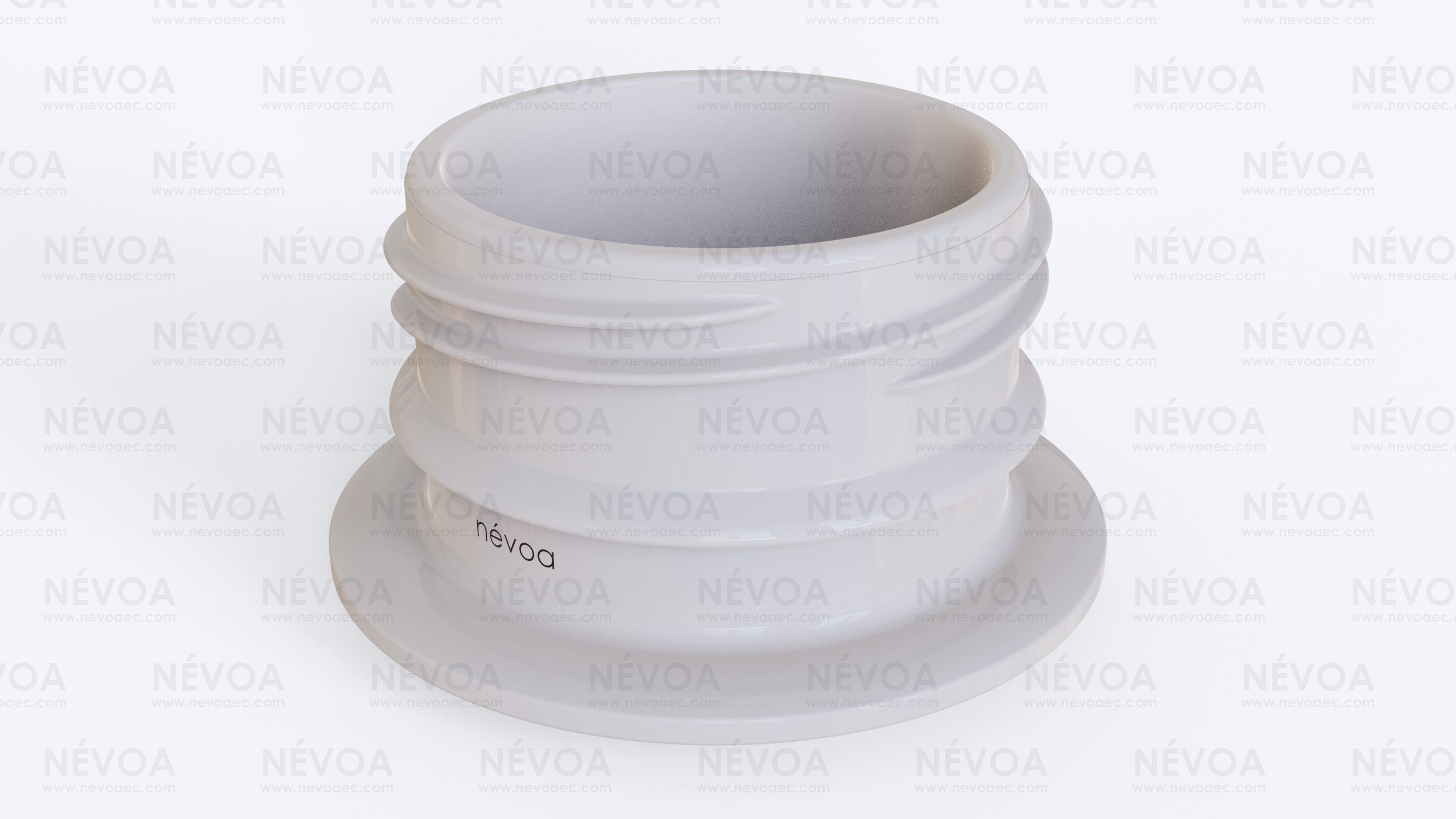 Neck finish - PCF 26P 2 - voluntary standard flatwater finish 3D model_1