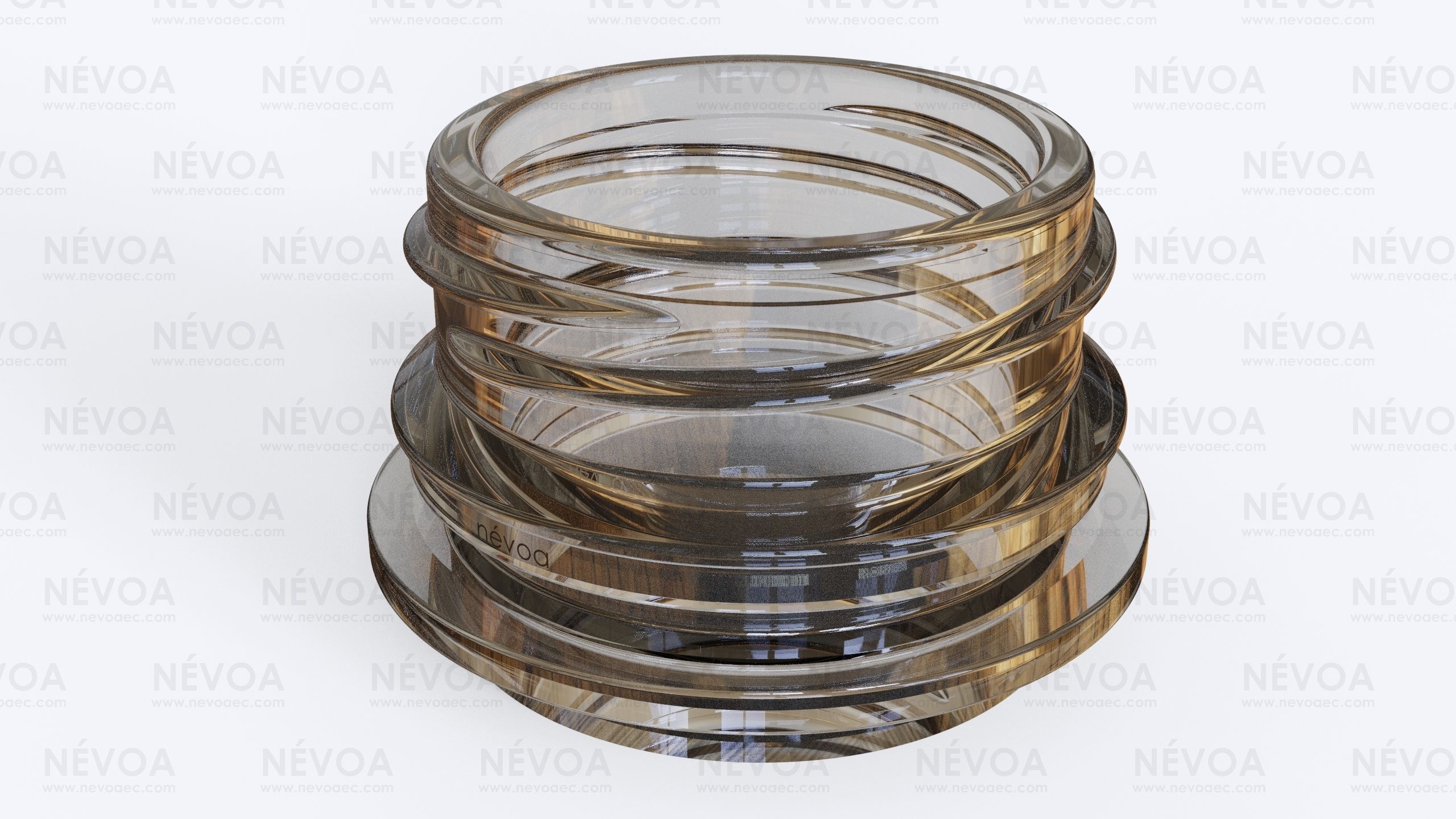 Neck finish - PCF 33P 1 - voluntary standard hot fill finish 3D model_1