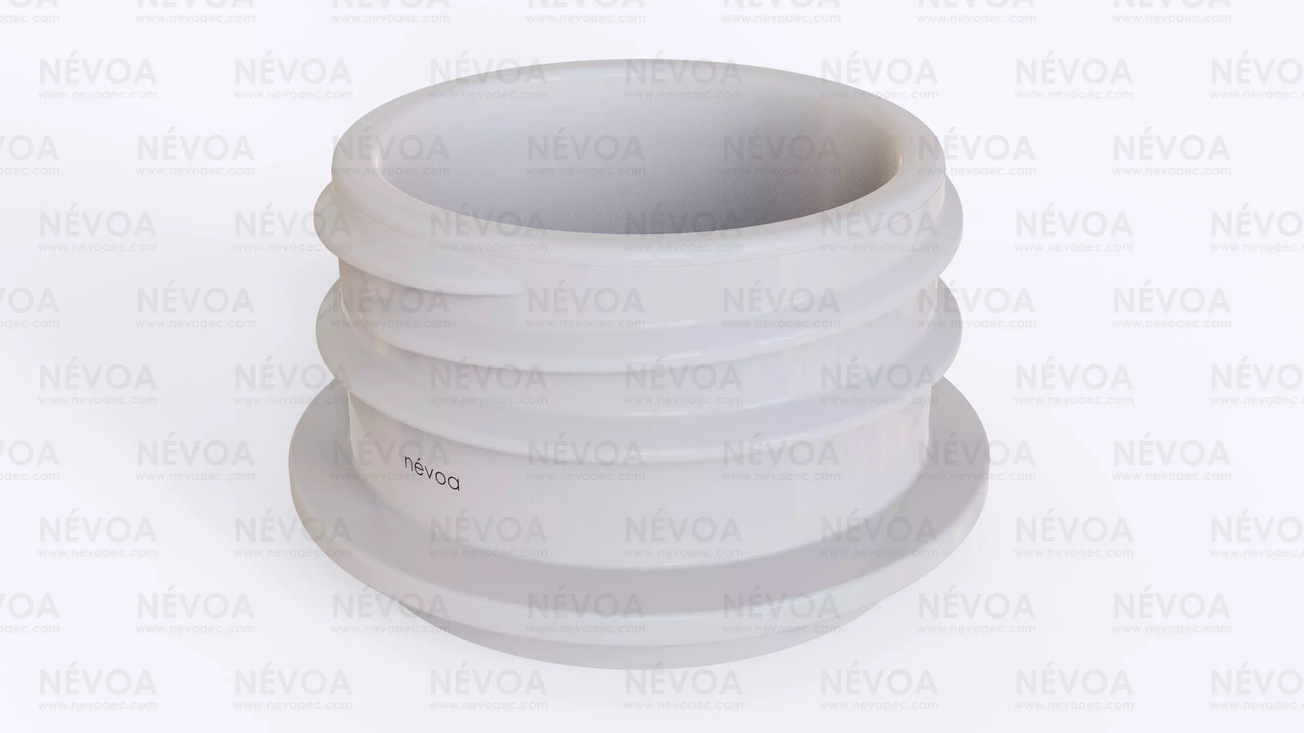 Neck finish - PCF 38P 1 - voluntary standard hot fill finish 3D model_0