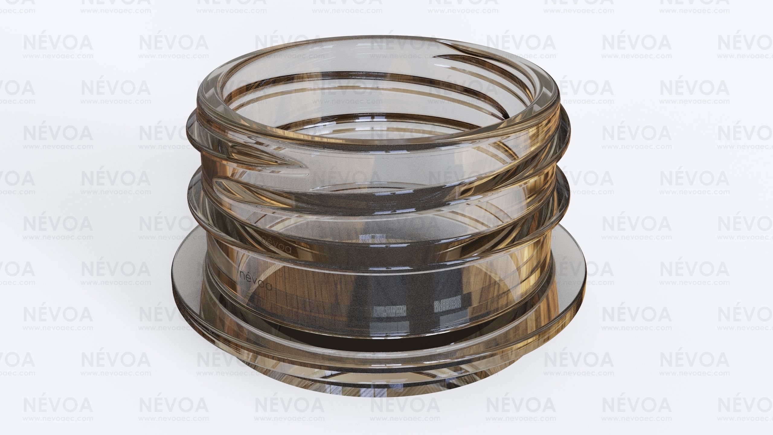 Neck finish - PCF 38P 1 - voluntary standard hot fill finish 3D model_1