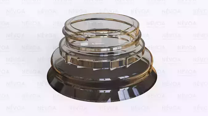 Neck finish - PCF 38P 5 - voluntary standard non-carbonated 3D model