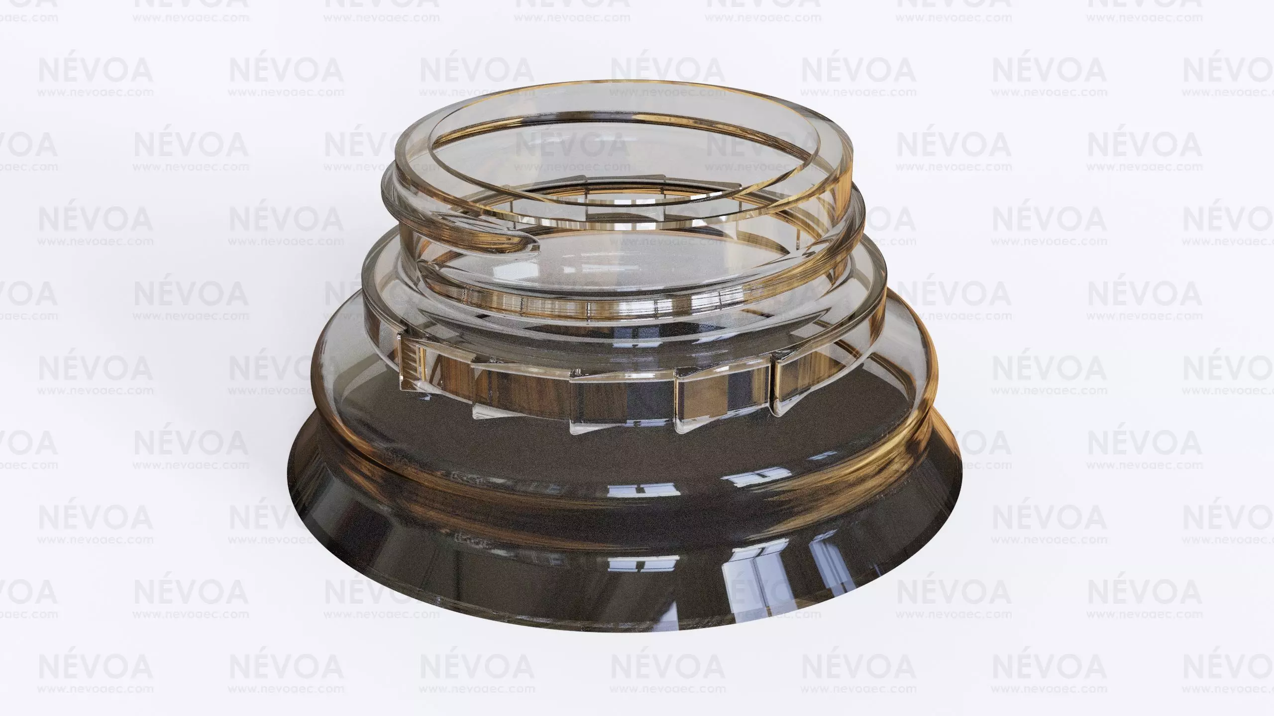 Neck finish - PCF 38P 5 - voluntary standard non-carbonated 3D model_0