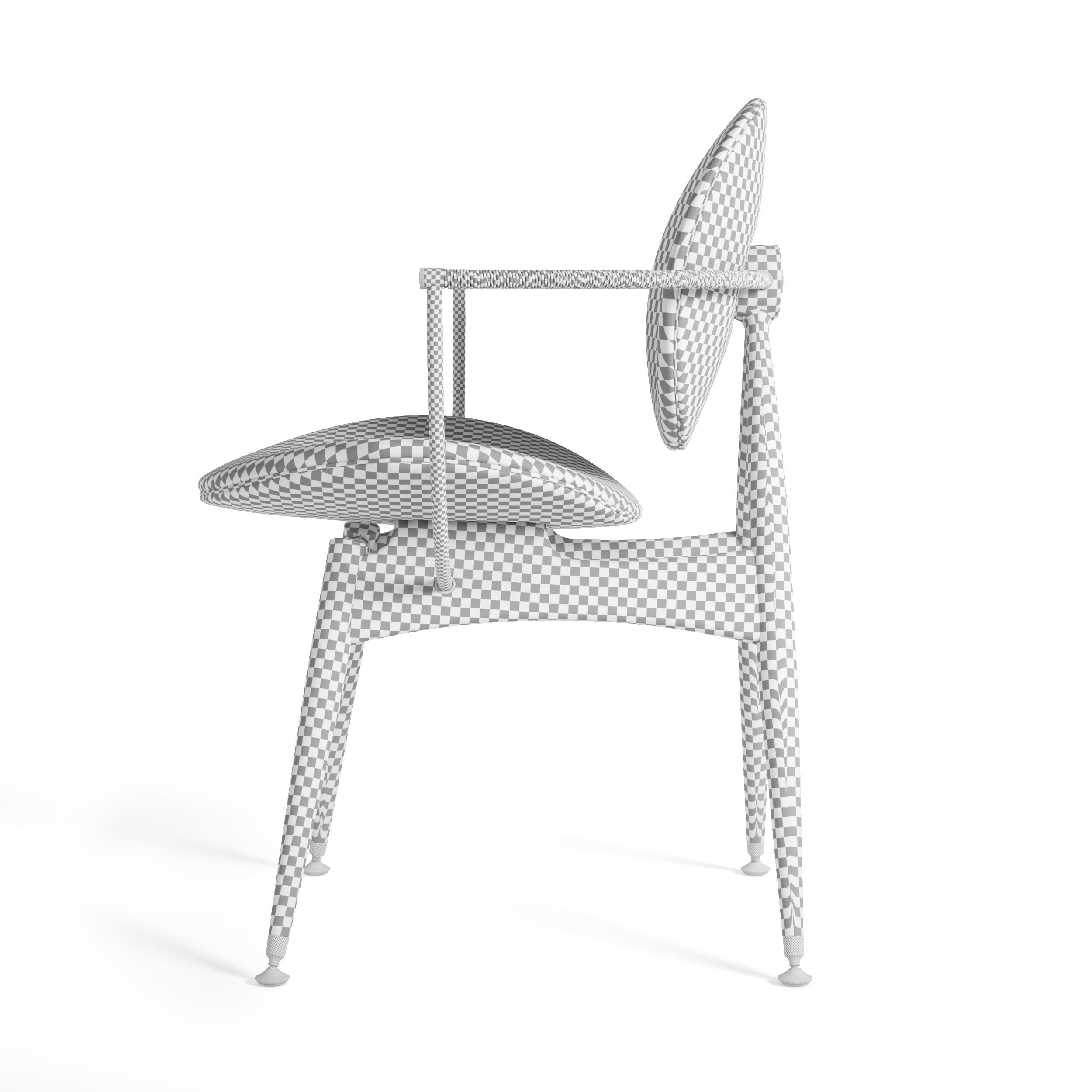 Circle Dining Chair Overgaard Dyrman 3D model_37