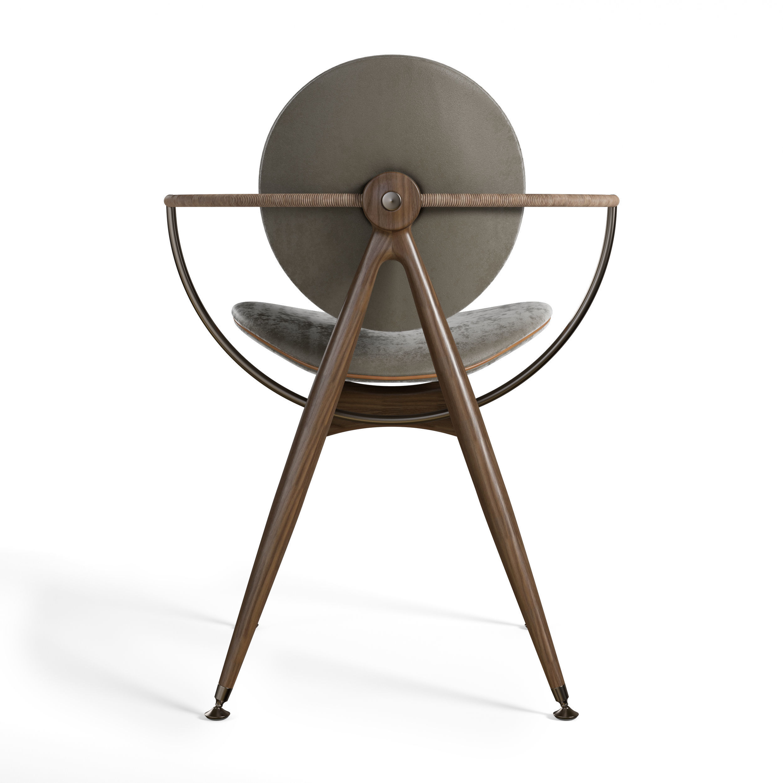 Circle Dining Chair Overgaard Dyrman 3D model_29