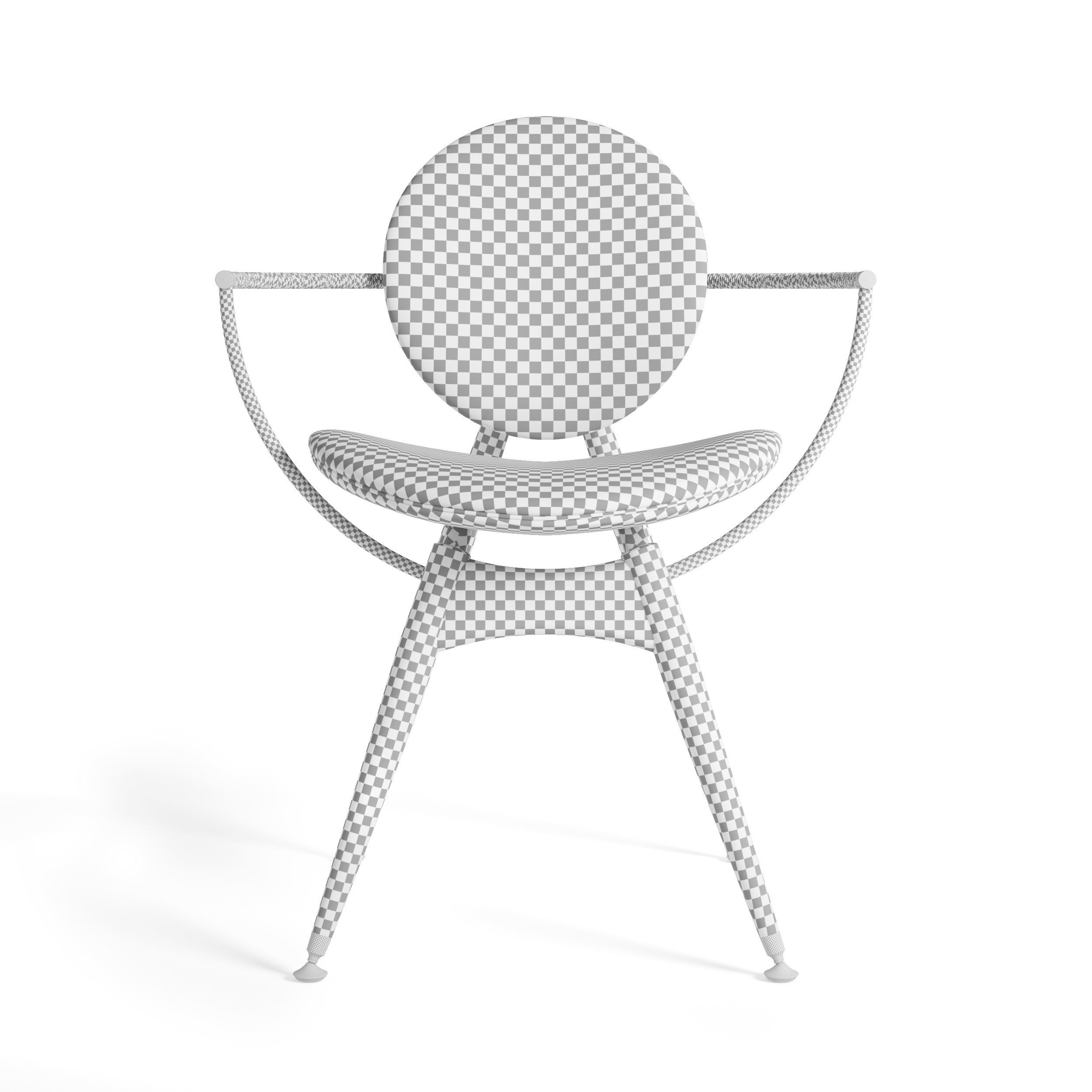 Circle Dining Chair Overgaard Dyrman 3D model_32