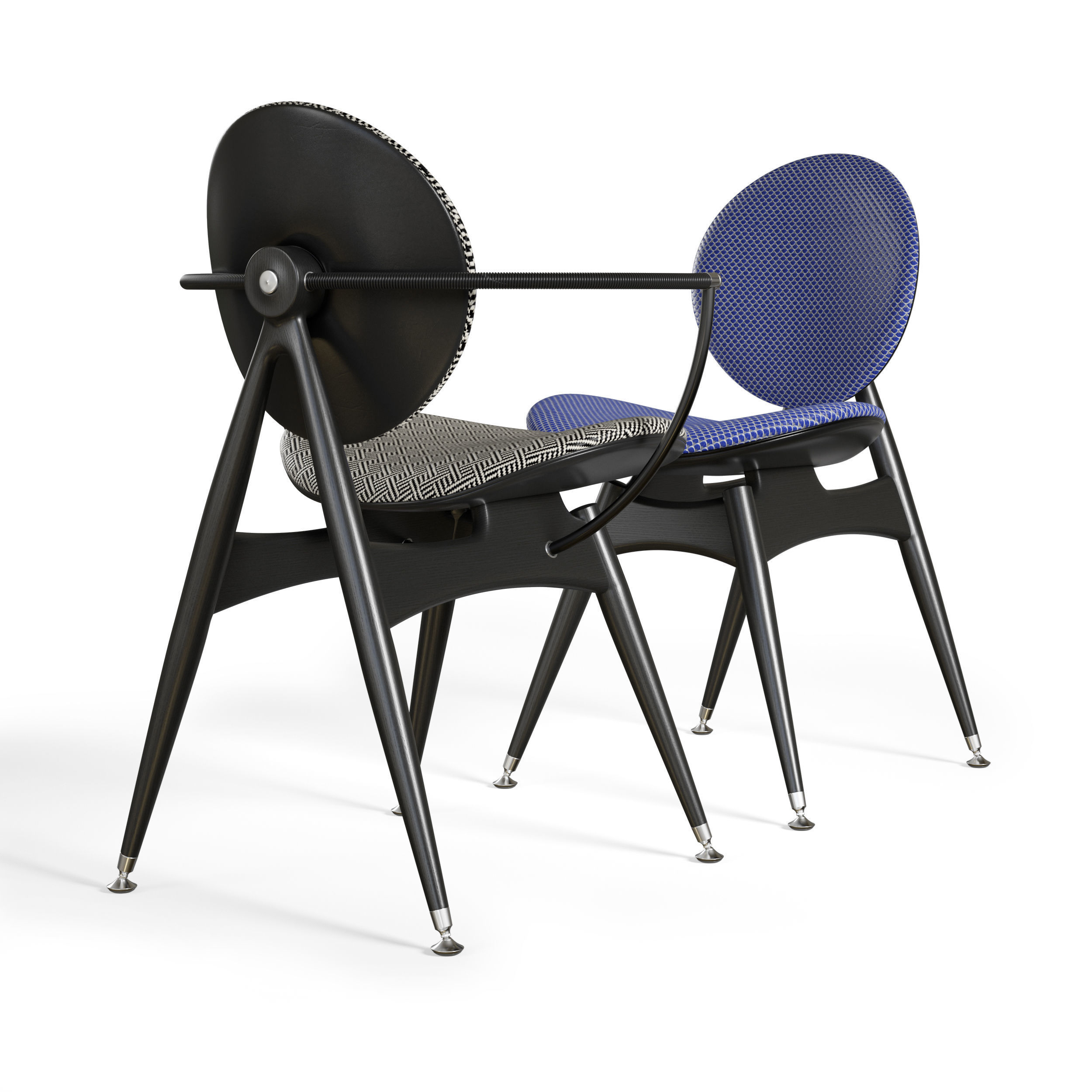Circle Dining Chair Overgaard Dyrman 3D model_7