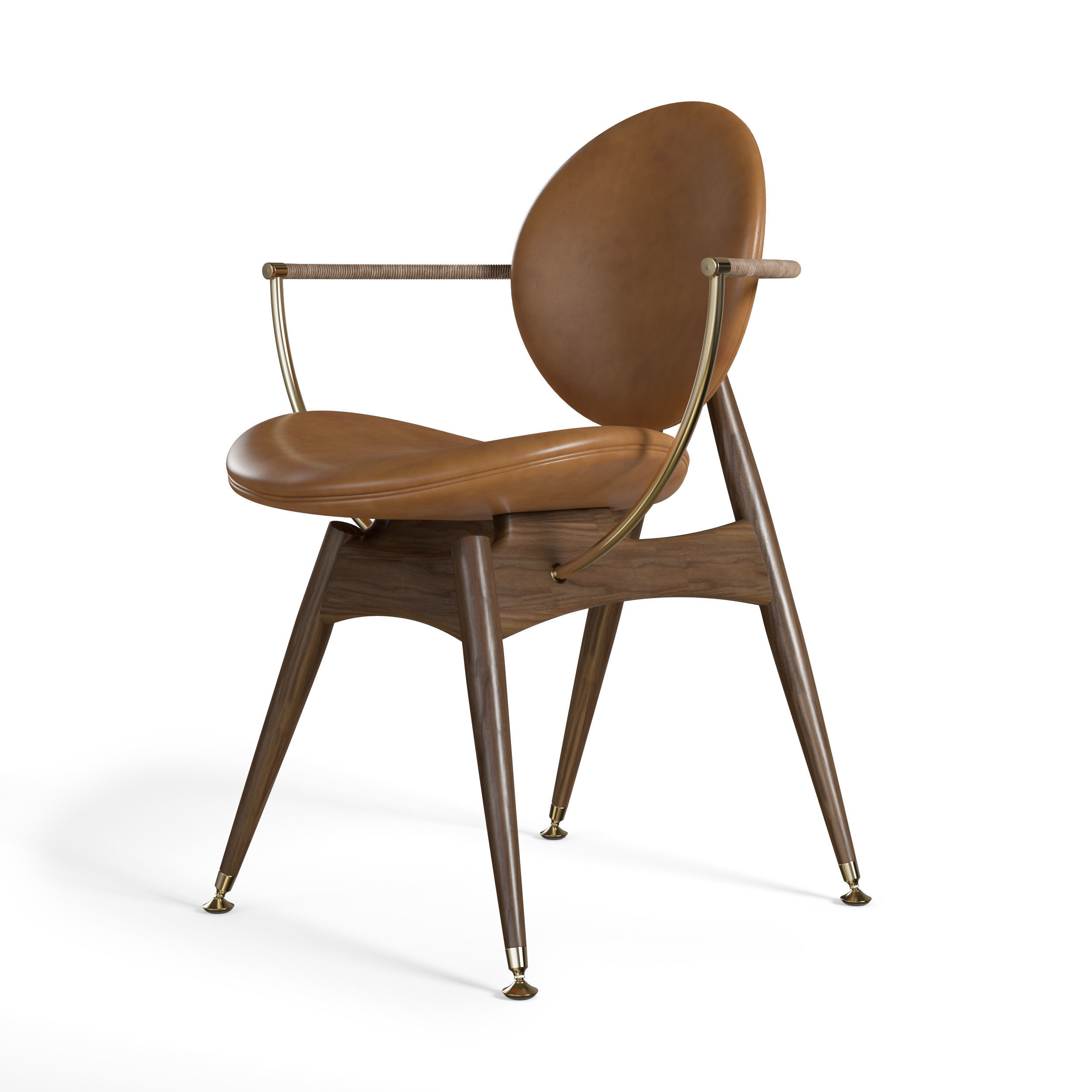 Circle Dining Chair Overgaard Dyrman 3D model_11