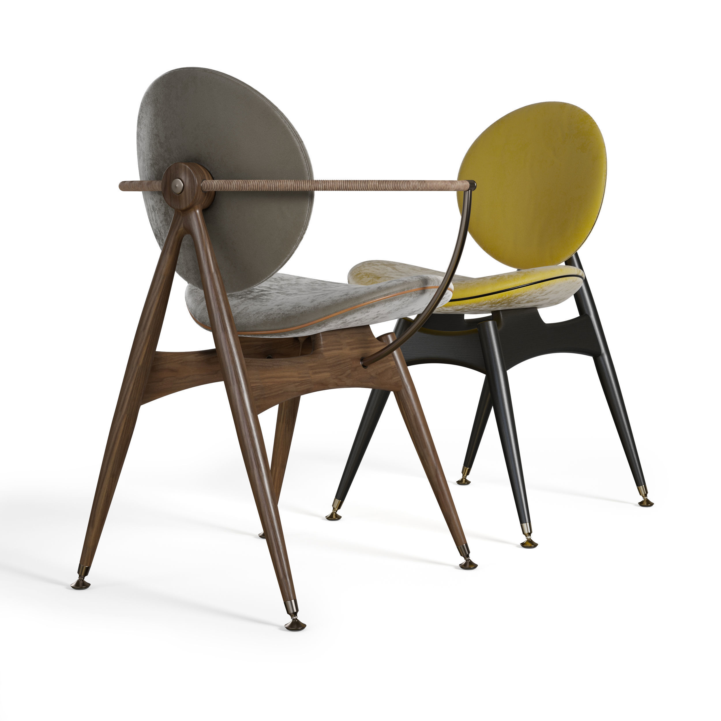 Circle Dining Chair Overgaard Dyrman 3D model_6
