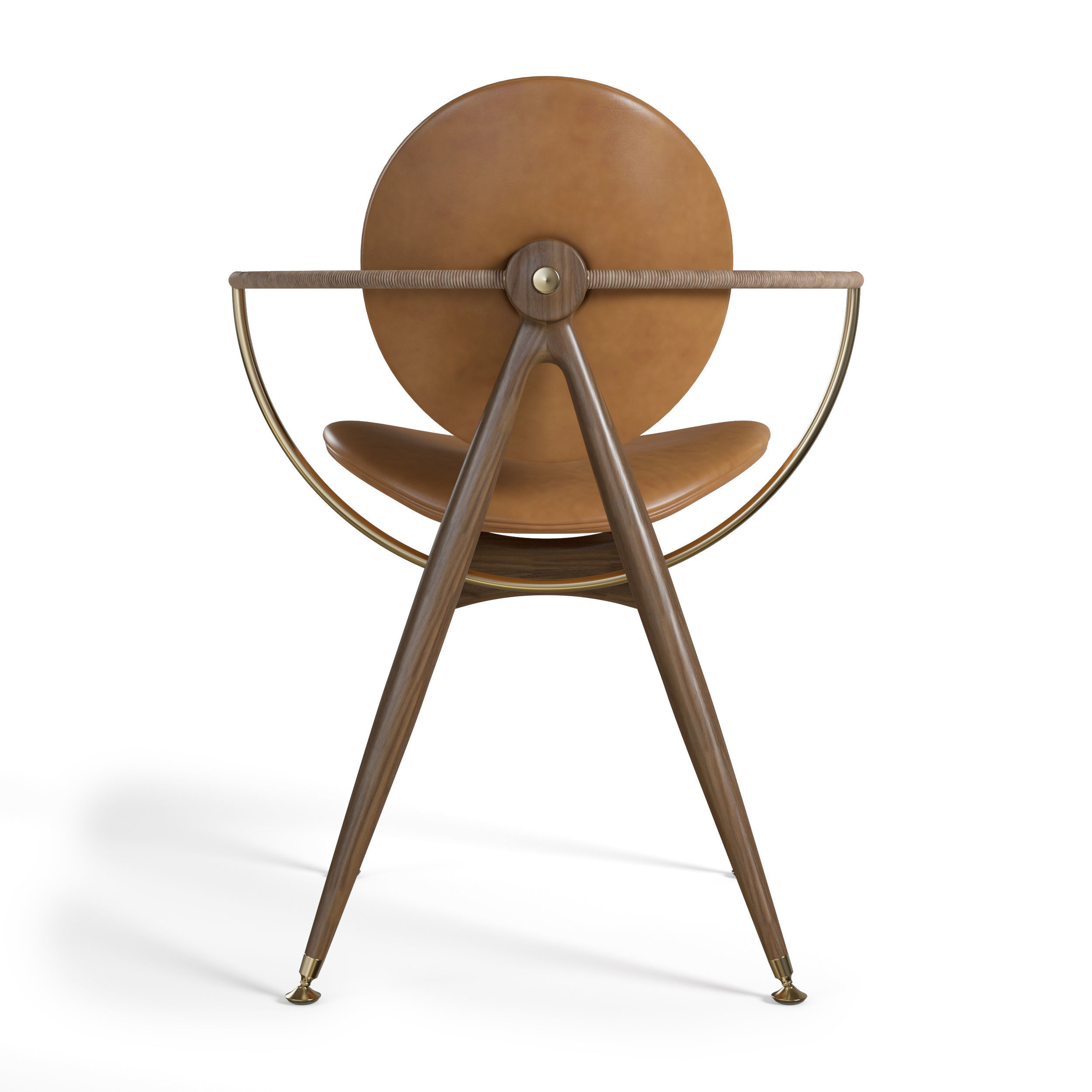 Circle Dining Chair Overgaard Dyrman 3D model_9