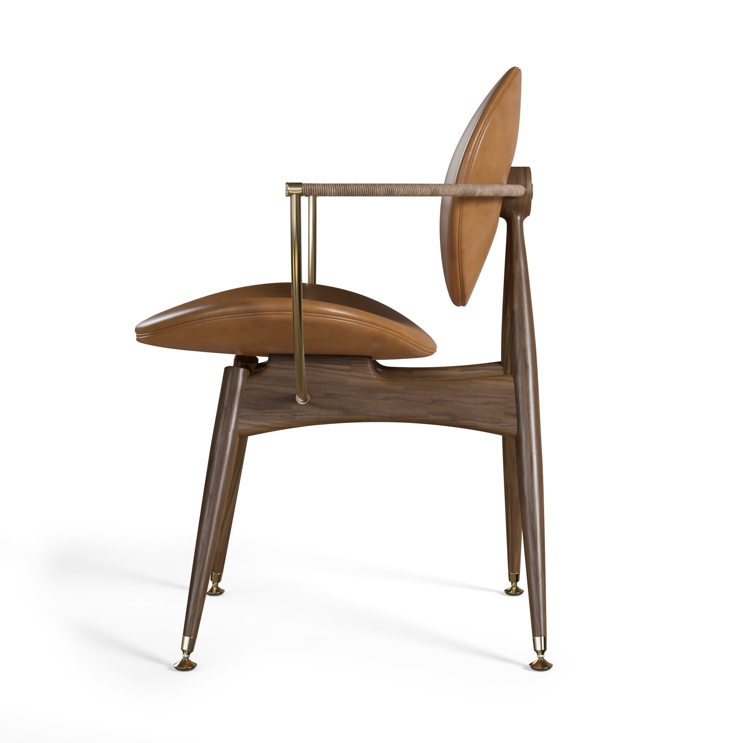 Circle Dining Chair Overgaard Dyrman 3D model_10