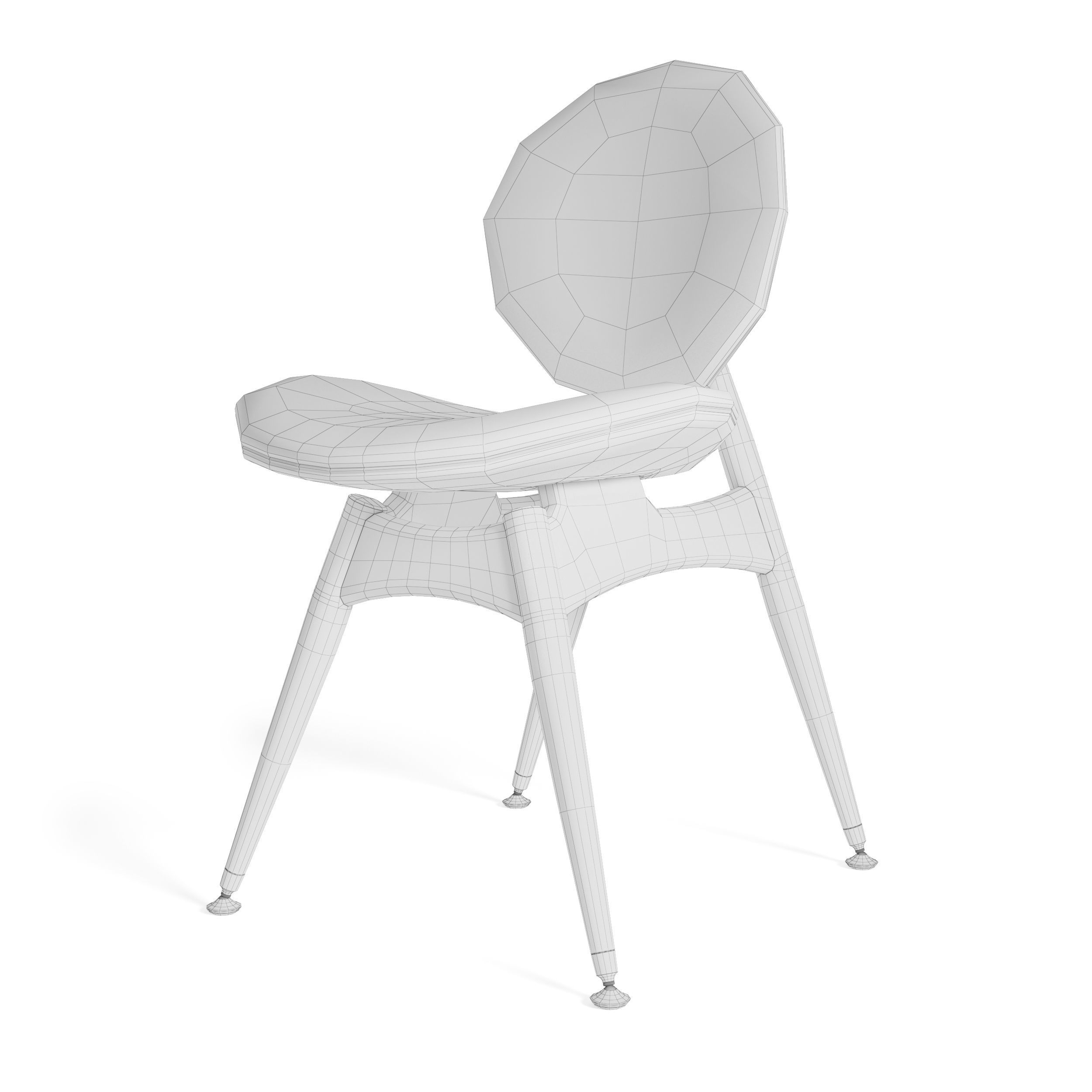 Circle Dining Chair Overgaard Dyrman 3D model_51