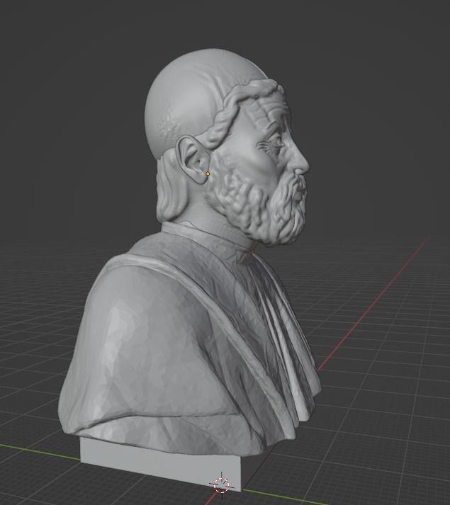 Ptolemy bust  3D print model_17