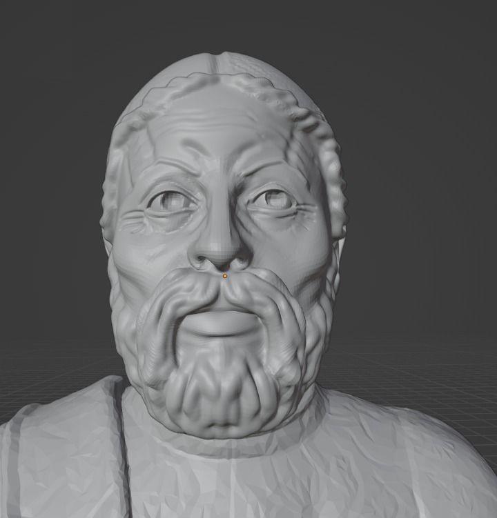 Ptolemy bust  3D print model_6
