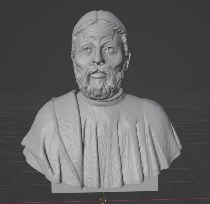 Ptolemy bust  3D print model_14